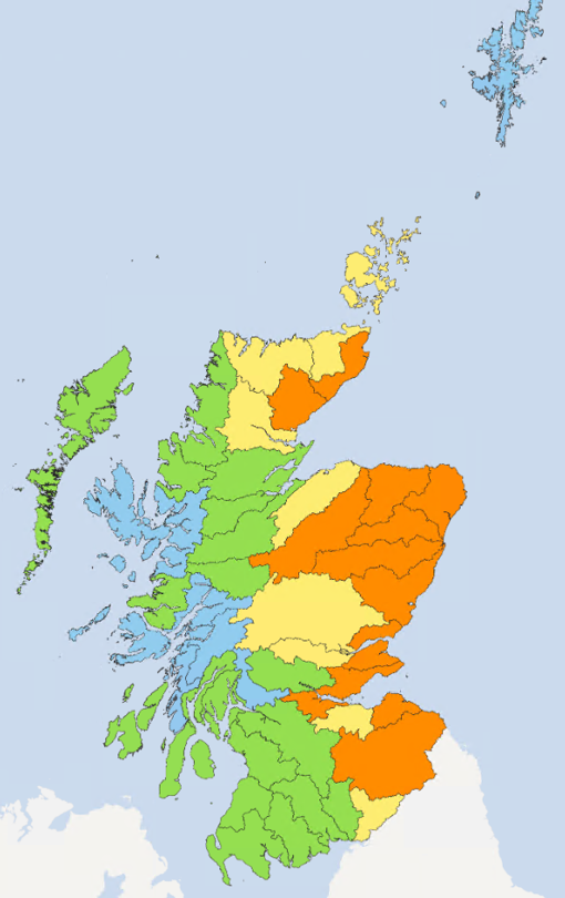 Map of Scotland