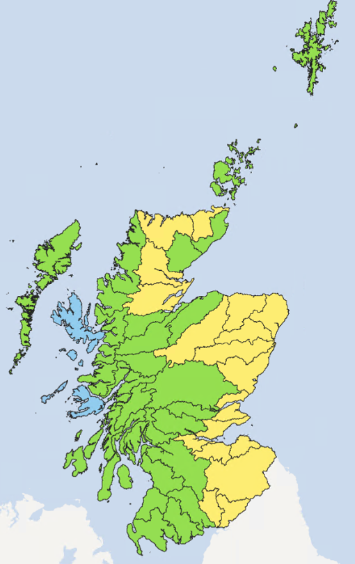 Map of Scotland
