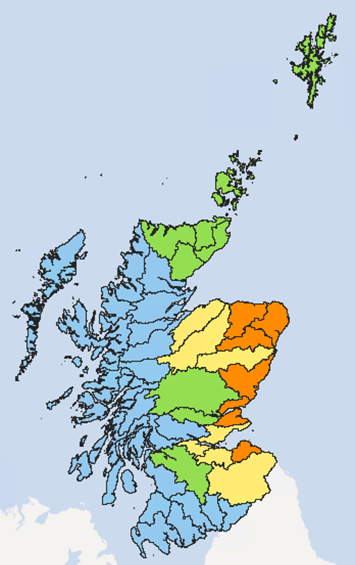 Map of Scotland