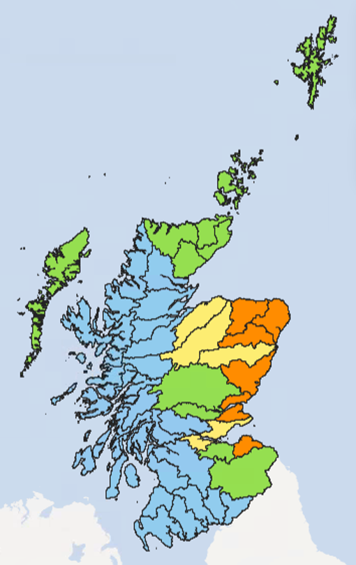 Map of Scotland
