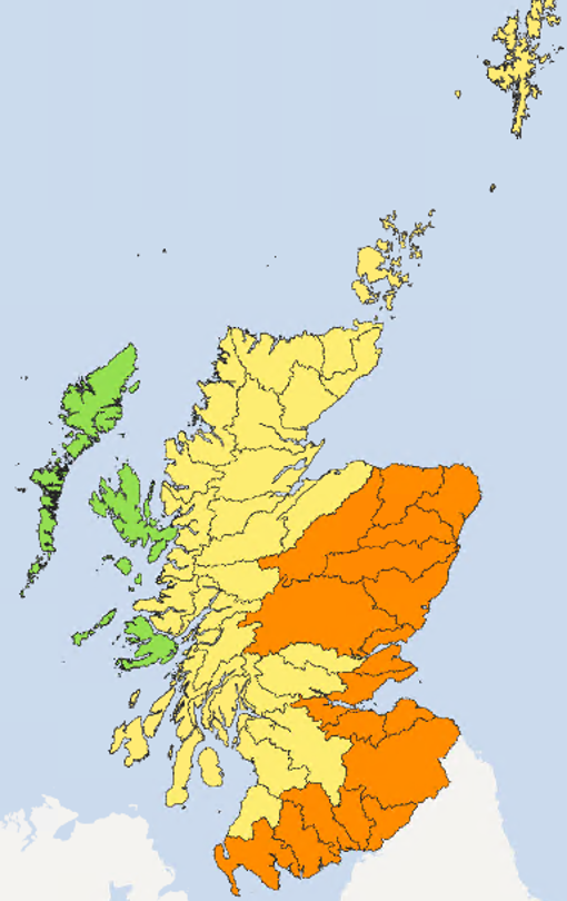 Map of Scotland