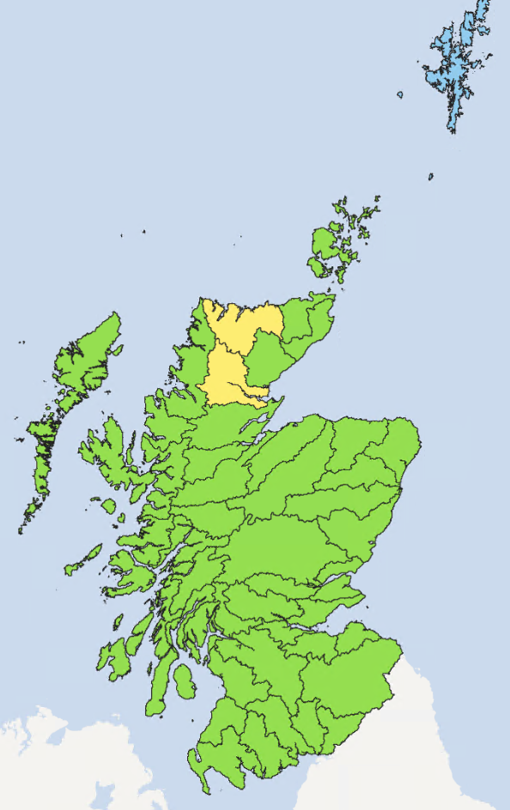 Map of Scotland